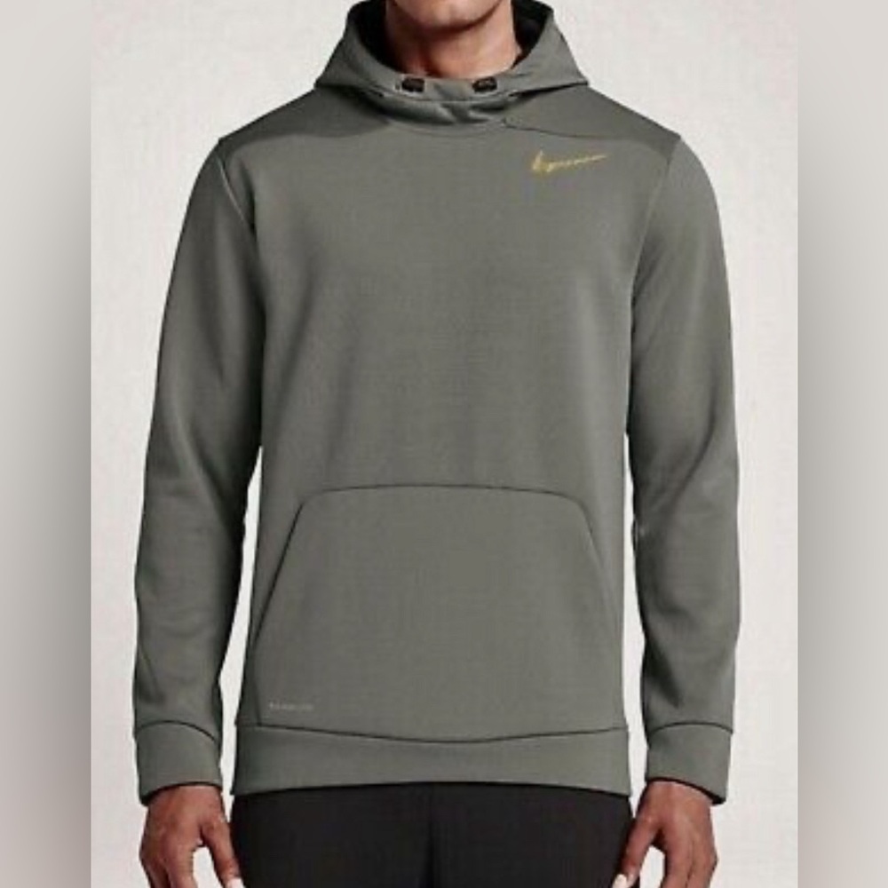 Nike Therma Fit Men’s Gray Hoodie Size Small